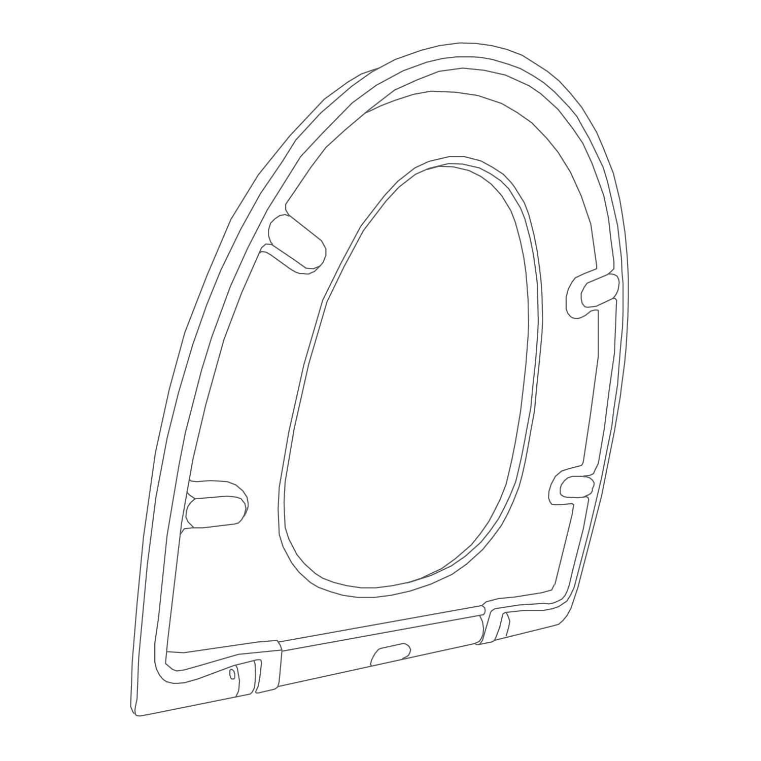 Asiento Kiev Para Sanitario Kiev Blanco,,hi-res image number null