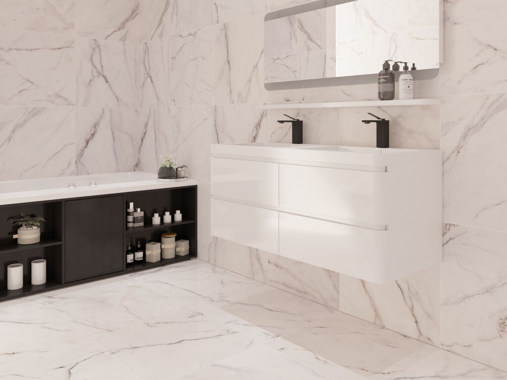 Vanity Montecarlo de 120 x 49 x 53 cm color blanco,,hi-res image number null