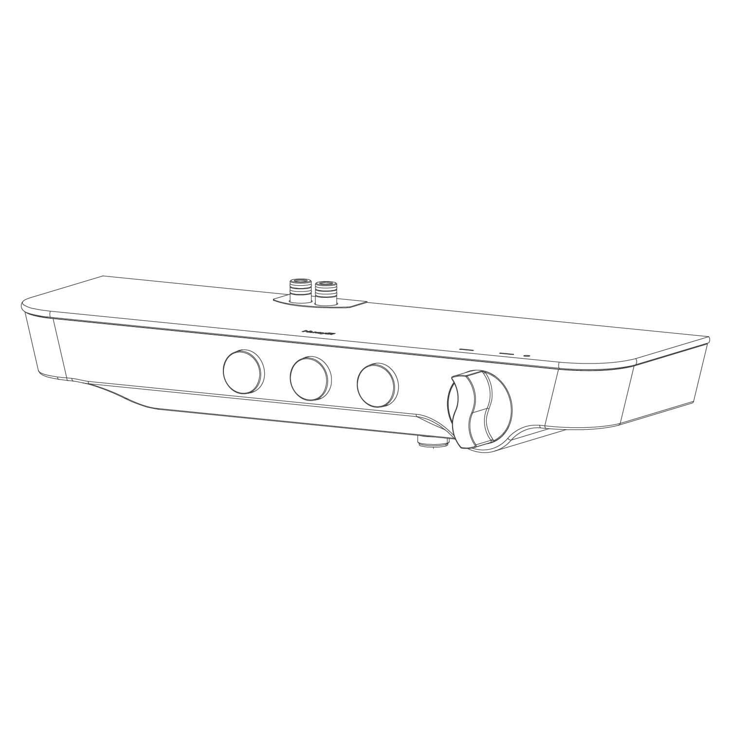 Repisa Copenhague Con Valvula Para Regadera De Muro Unico,,hi-res image number null