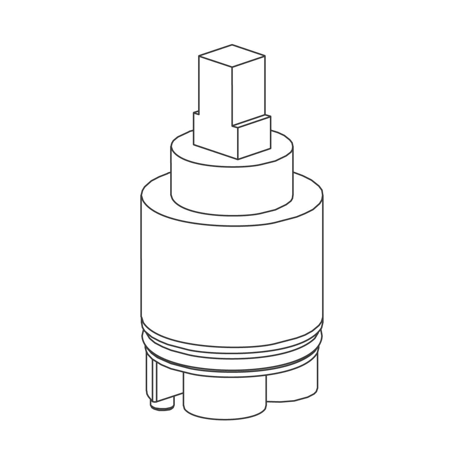 Cartucho Ceramico Essen Para Llave Monomando Alta Dessau Unico,,hi-res image number null