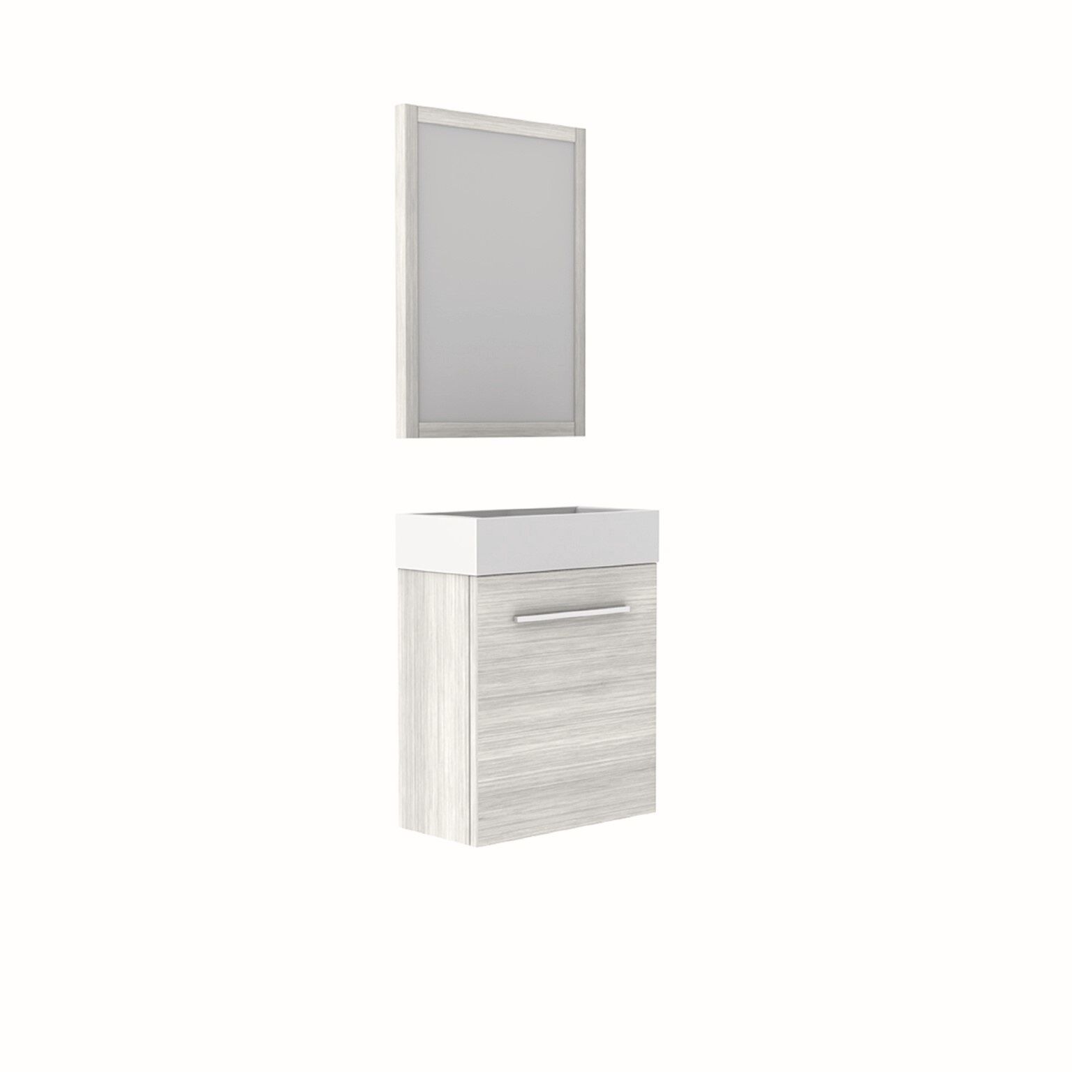 Vanity Cartagena® de 45.7 x 23 x 49 cm color ceniza,,hi-res