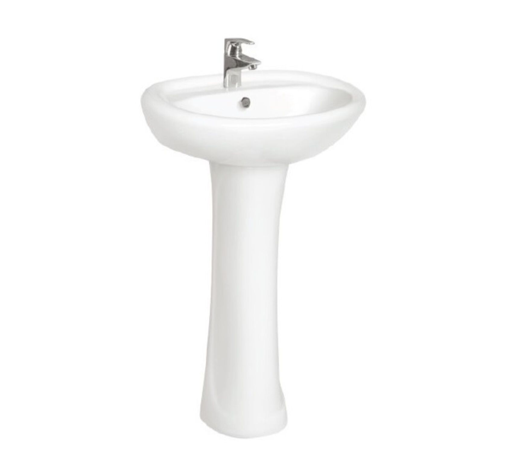 Lavabo de pedestal monomando línea Alicanto,,hi-res